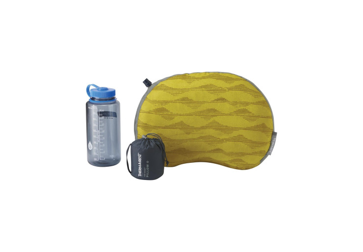 Oreiller de voyage Airhead Large Yellow Mountains