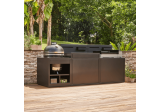 Support Kamado Comptoir Bar Acier Noir Forge Adour