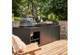 Support Kamado Comptoir Bar Acier Noir Forge Adour