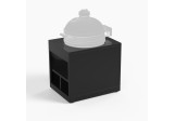 Support Kamado Comptoir Bar Acier Noir Forge Adour