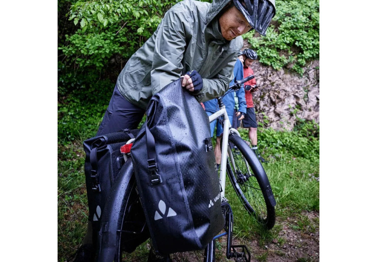Sacoche de vélo Aqua Back Single Recyclé Nordic Blue Vaude