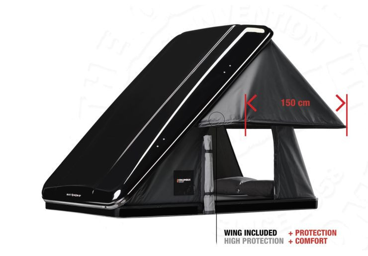 Tente de toit Columbus Variant Small Blackstorm Autohome