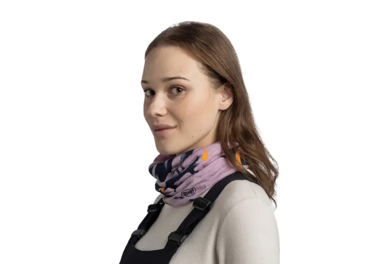 Tour de cou Lightweight Merino Print Virta Grape Ice Buff