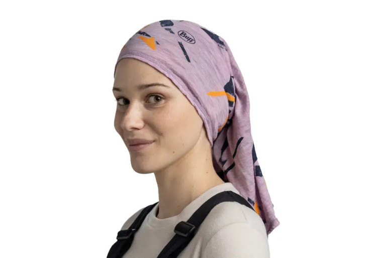 Tour de cou Lightweight Merino Print Virta Grape Ice Buff