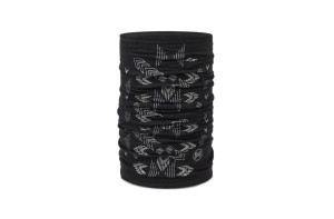 Tour de cou Lightweight Merino Print Vanyr Black