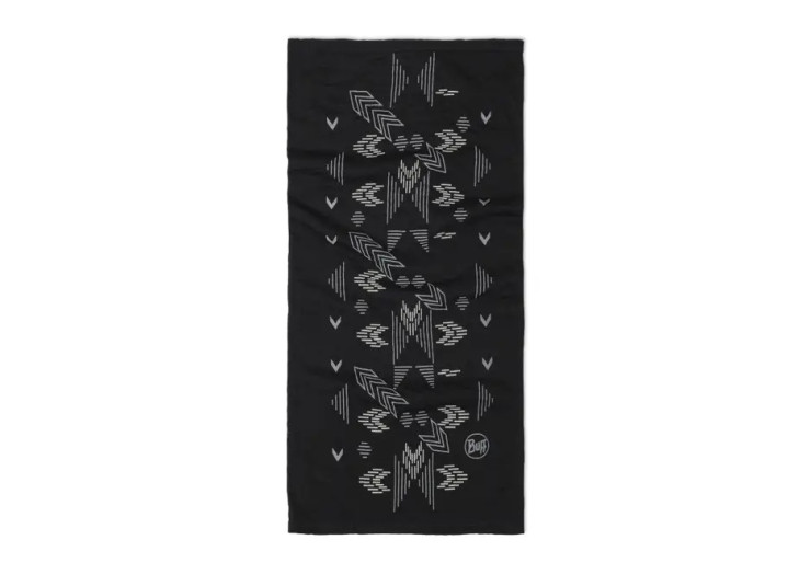 Tour de cou Lightweight Merino Print Vanyr Black
