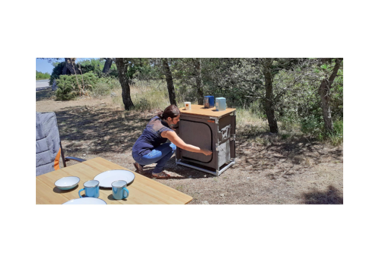 Meuble de rangement 2 étagères EasyQuick Jaipur Soplair