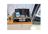 Réchaud à gaz 2 feux avec grill/toaster Incasa