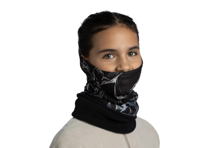 Tour de cou enfant Polar Bargy Black Buff