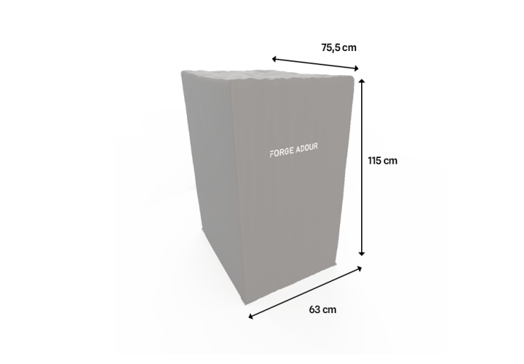Housse desserte pour four à pizza Forge Adour - H860