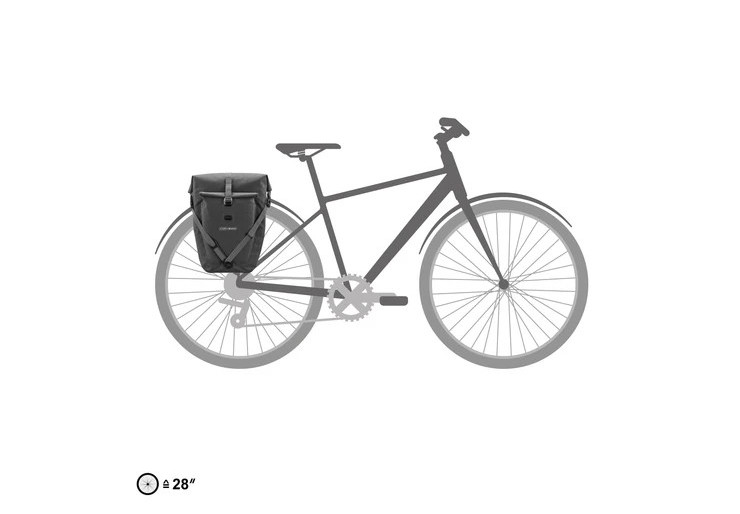 Sacoche de vélo Back-Roller Urban QL2.1 ash rose Ortlieb