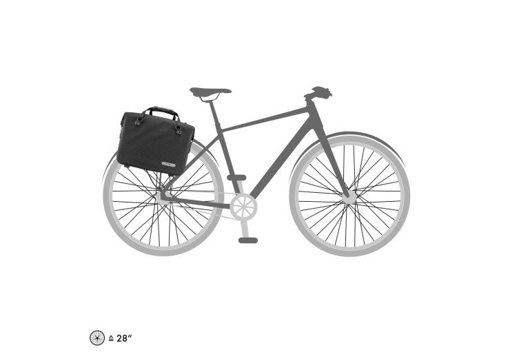 Sacoche de vélo Office-Bag High Visibility QL2.1 Noir (2026) Ortlieb