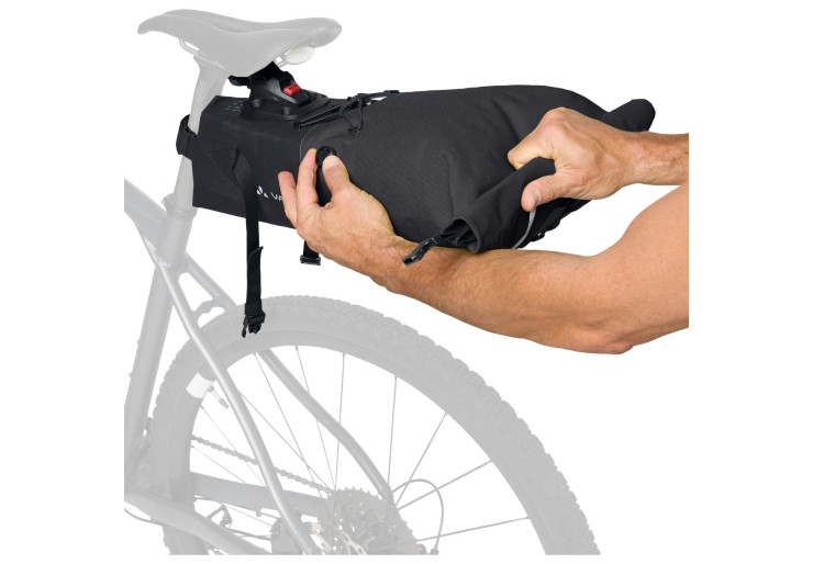 Sacoche de selle Bikepacking Trailsaddle L Black Vaude