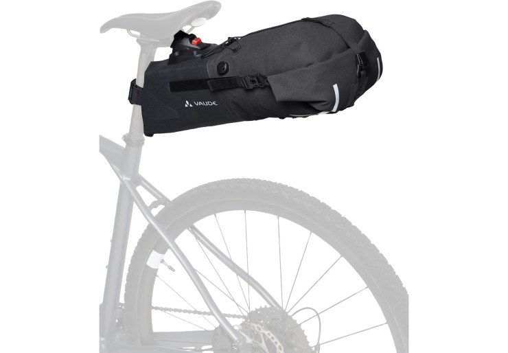 Sacoche de selle Bikepacking Trailsaddle L Black Vaude