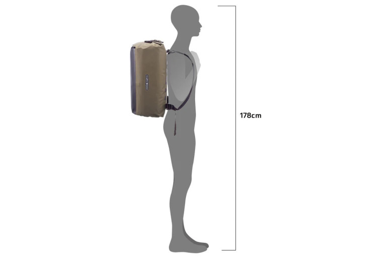 Sac de voyage Duffle Lite 40L Dark Sand Ortlieb