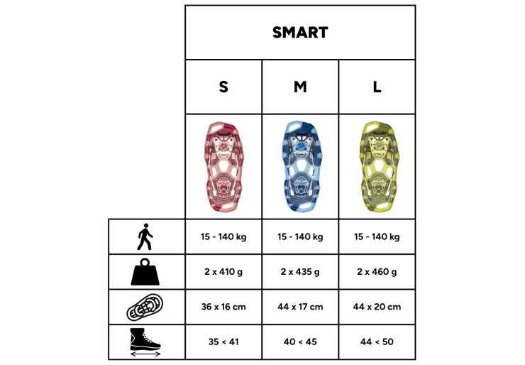 Raquettes à neige Smart S TSL Crushed Berry