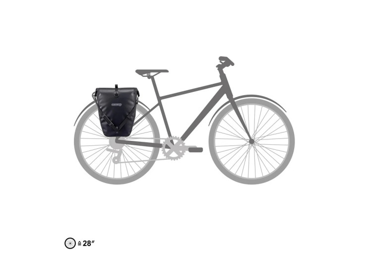 Sacoche de vélo Back-Roller QL3.1 Free Noir (Paire) Ortlieb