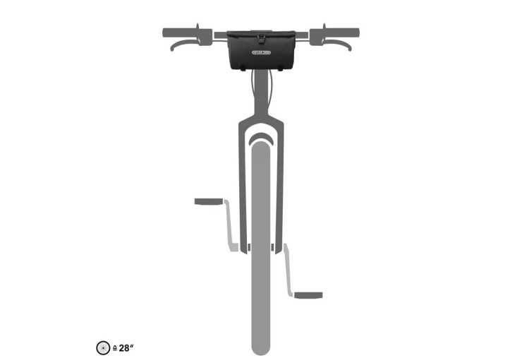 Sacoche de guidon Velo-Sling Flex 2,5L Black Ortlieb
