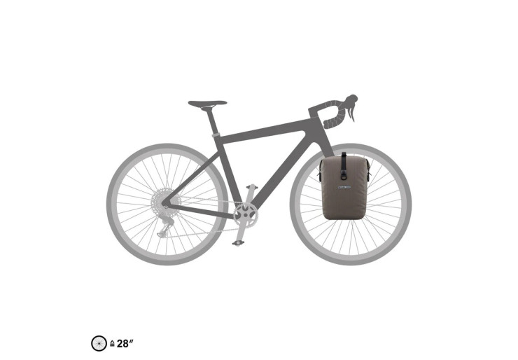 Sacoches de vélo Gravel-Pack QL2.1 25L Dark Sand Ortlieb