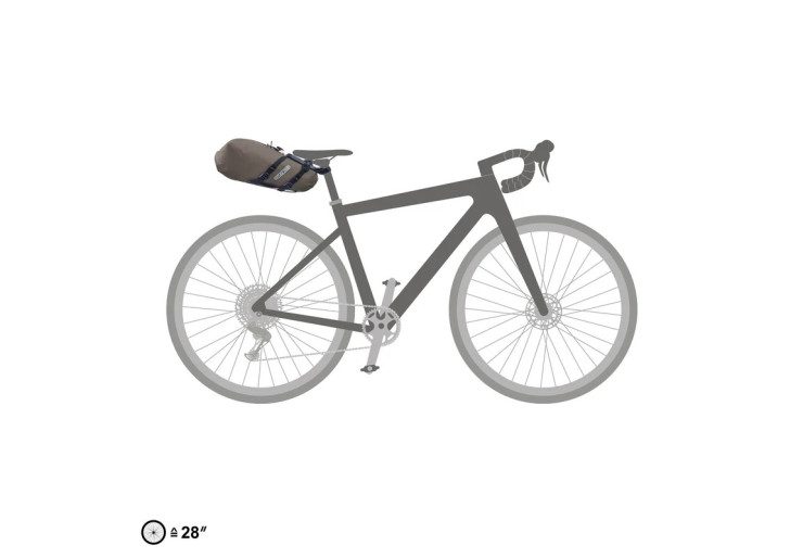Sacoches de selle Seat-Pack 16.5L Dark Sand Ortlieb