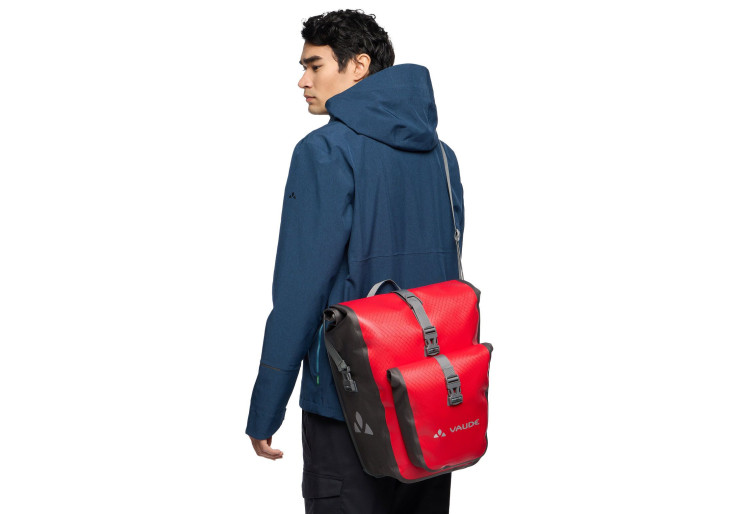 Sacoche de vélo Aqua Back Plus Single Rouge Vaude