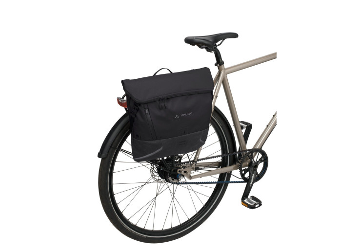 Sacoche de vélo Aqua Back Plus Single Recyclé Black Vaude