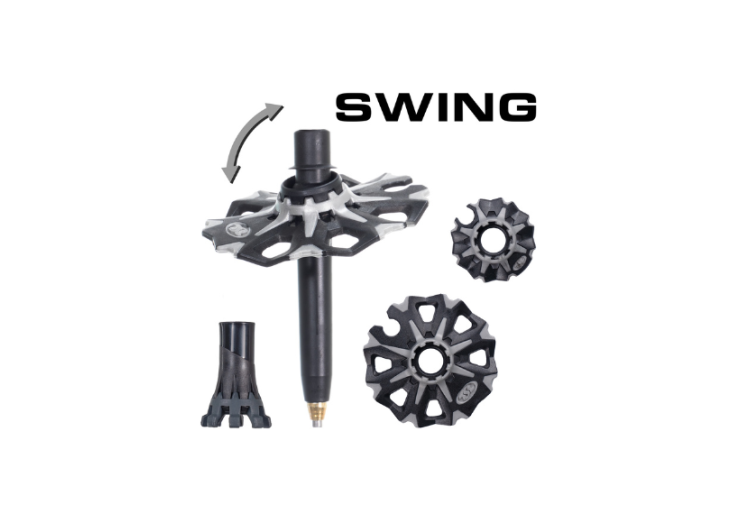 Bâtons de randonnée Tour Carbon 5 Cross Push & Pull TSL
