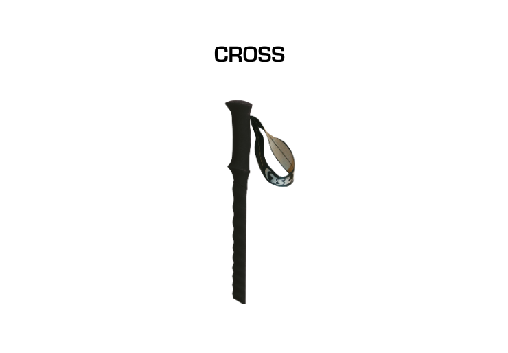 Bâtons de randonnée Tour Carbon 5 Cross Push & Pull TSL
