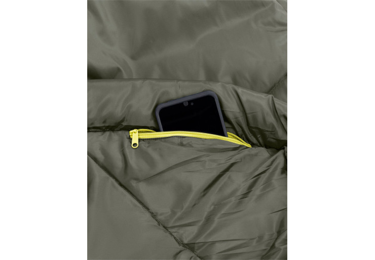 Sac de couchage Sioux 800 II SYN Avocado - Zip gauche Vaude