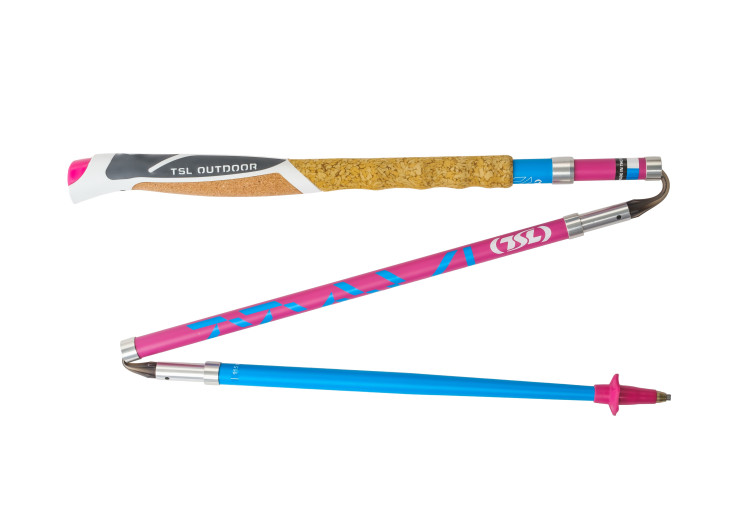 Bâtons TSL Trail Carbon 4 Cork Cross Flamingo