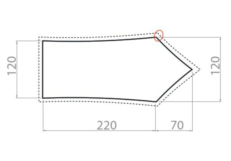 Tapis de protection tente Vaude Allround Space 3P
