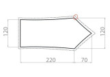 Tapis de protection tente Vaude Allround Space 3P