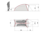 Tente de randonnée Allround Ferret XT 4P Agave Vaude