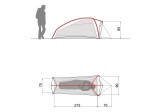 Tente de randonnée Allround Ferret XT 4P Agave Vaude