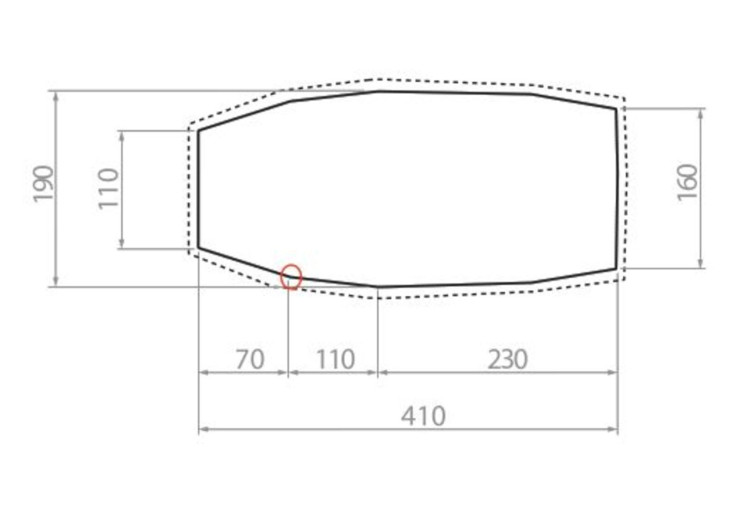 Tapis de protection tente Vaude Allround Space 3P