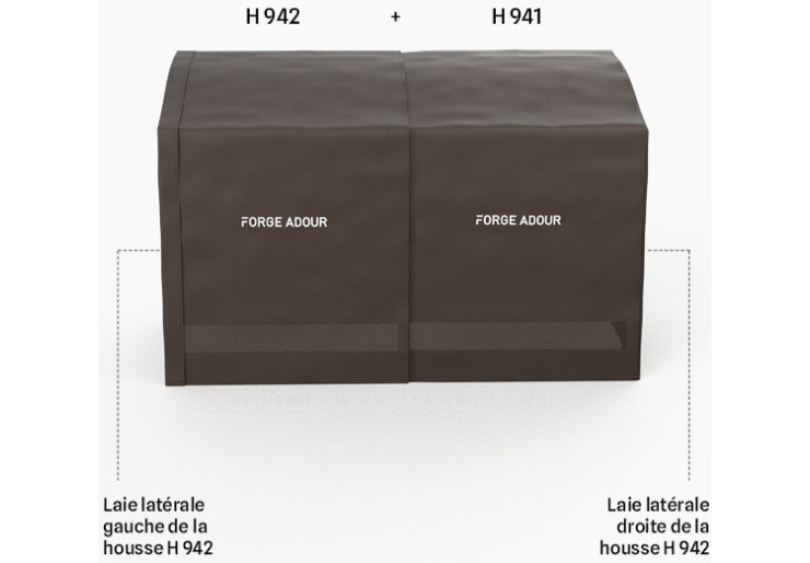 Pack 2 housses Forge Adour pour meubles N
