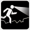 Pictogramme trail running et endurance Petzl Actik